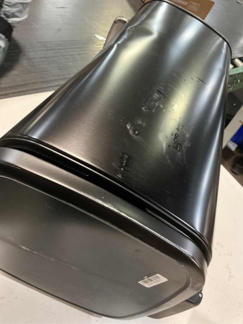 Condition photo showing As Is for 30l soft square step trash can black - brightroom™