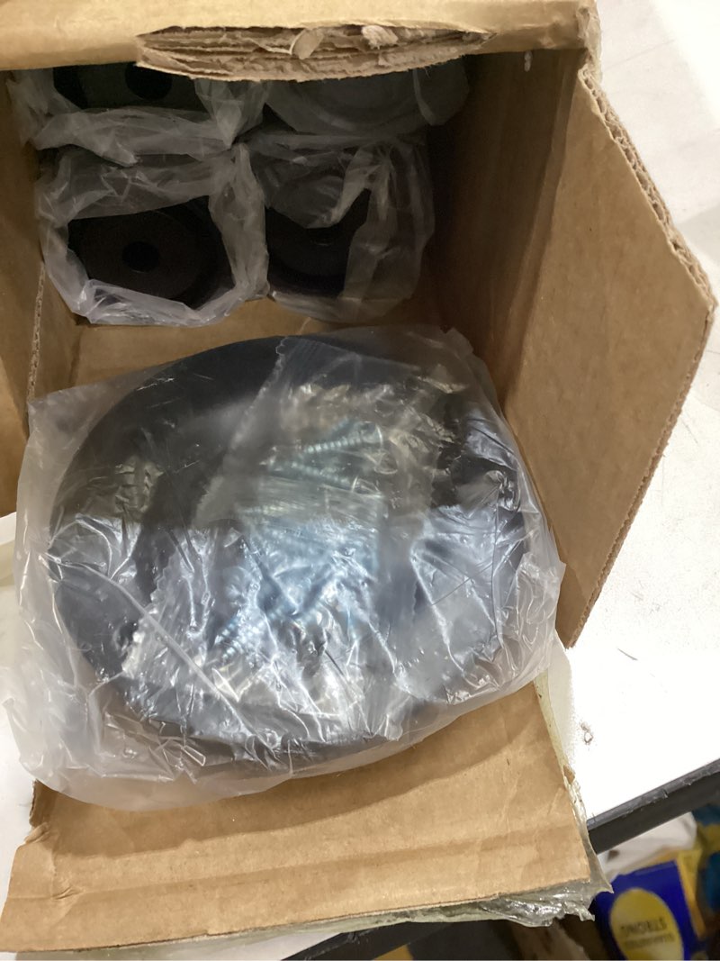 Condition photo showing Good Condition for QLLY 28 inch Adjustable Metal Desk Legs, Office Table Furniture Leg Set, Set of 4 (Black) 28 inch Black