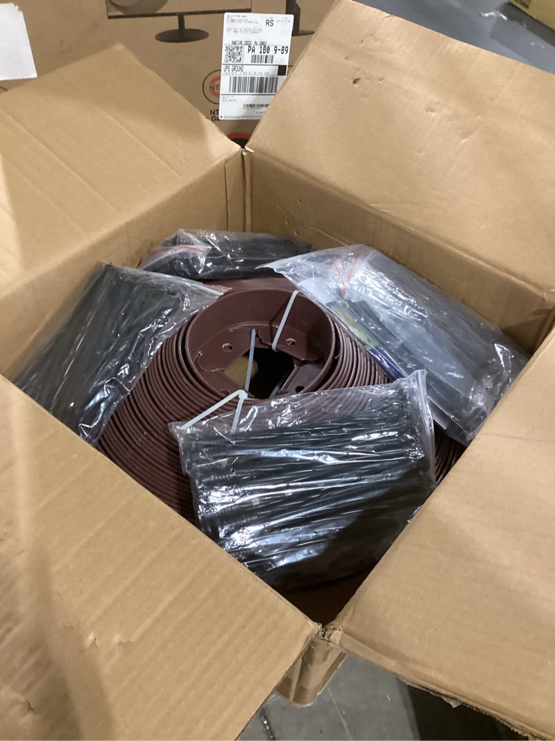 Condition photo showing Good Condition for Landscape Edging - Garden Edging Border 120FT 2IN Tall with 180 Stakes, No Dig Lawn Edging for Landscaping for Garden Bed, Yard, 0.15" Thick Flower Bed Border Edging with Connector for Outdoor GREEN 2 IN X 120 FT with 180 Stakes