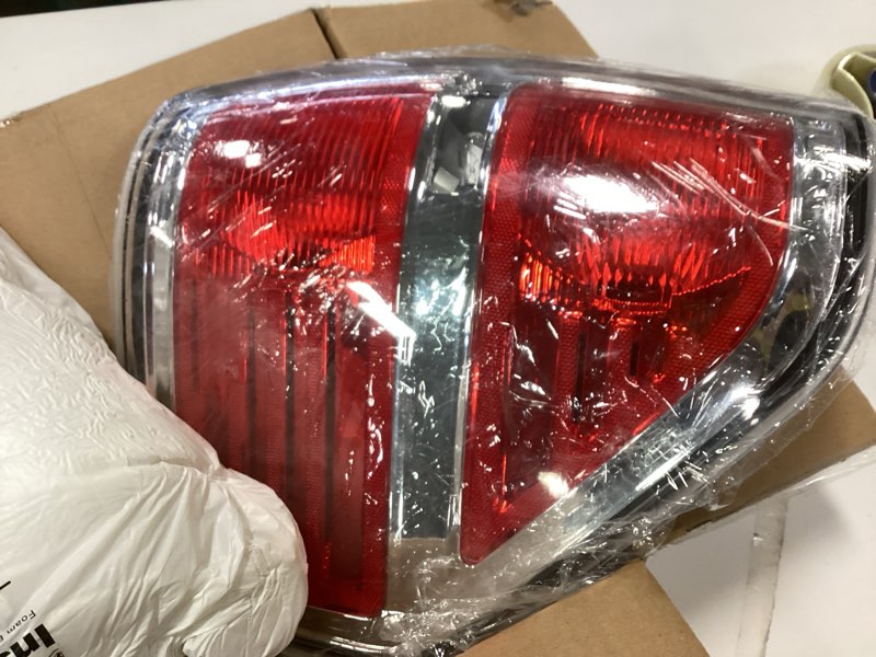 Condition photo showing Good Condition for Boine F150 Tail Light Compatible With 2009 2010 2011 2012 2013 2014 Ford F150 F-150 Pickup Driver and Passenger Side Rear Tail Light Lamp Housing - Chrome trim Sliver