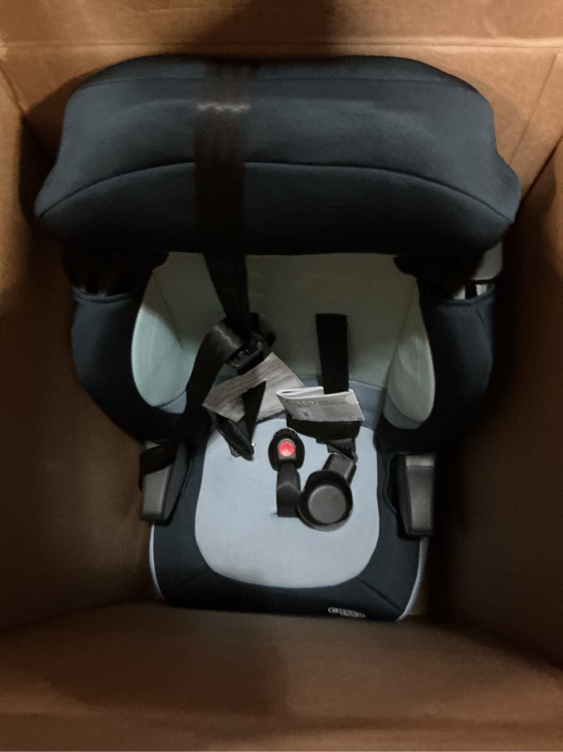 Condition photo showing Good Condition for cosco kids finale dx 2-in-1 booster car seat, forward facing toddler car seat (40-65 lbs) and belt positioning high back booster (40-100 lbs), rainbow