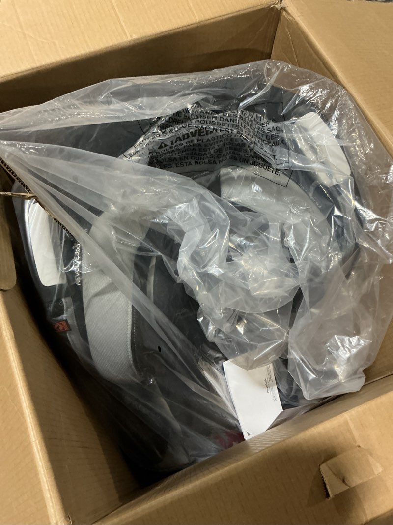 Condition photo showing New/Like New for evenflo revolve360 slim 2-in-1 rotational car seat with quick clean cover (salem black)