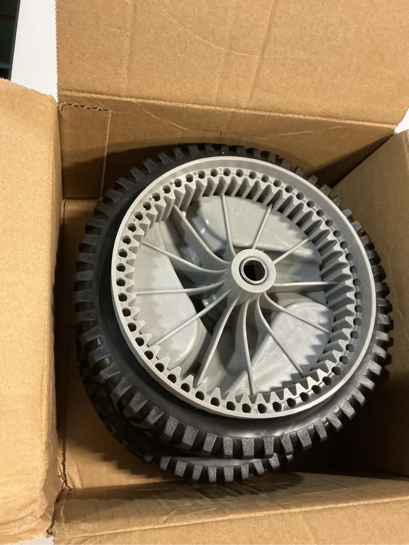 Condition photo showing Good Condition for 2 pack 583719501 194231x460 front lawn mower wheels compatible for craftsman lawn mower parts husqvarna & hu front wheel drive self propelled lawn mower 583719501-2 pack
