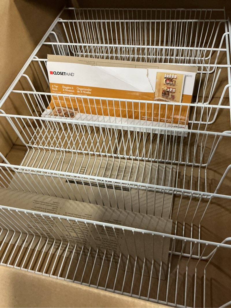 Condition photo showing Good Condition for ClosetMaid 8033 4-Tier Wall Rack, 18-Inch Wide, White