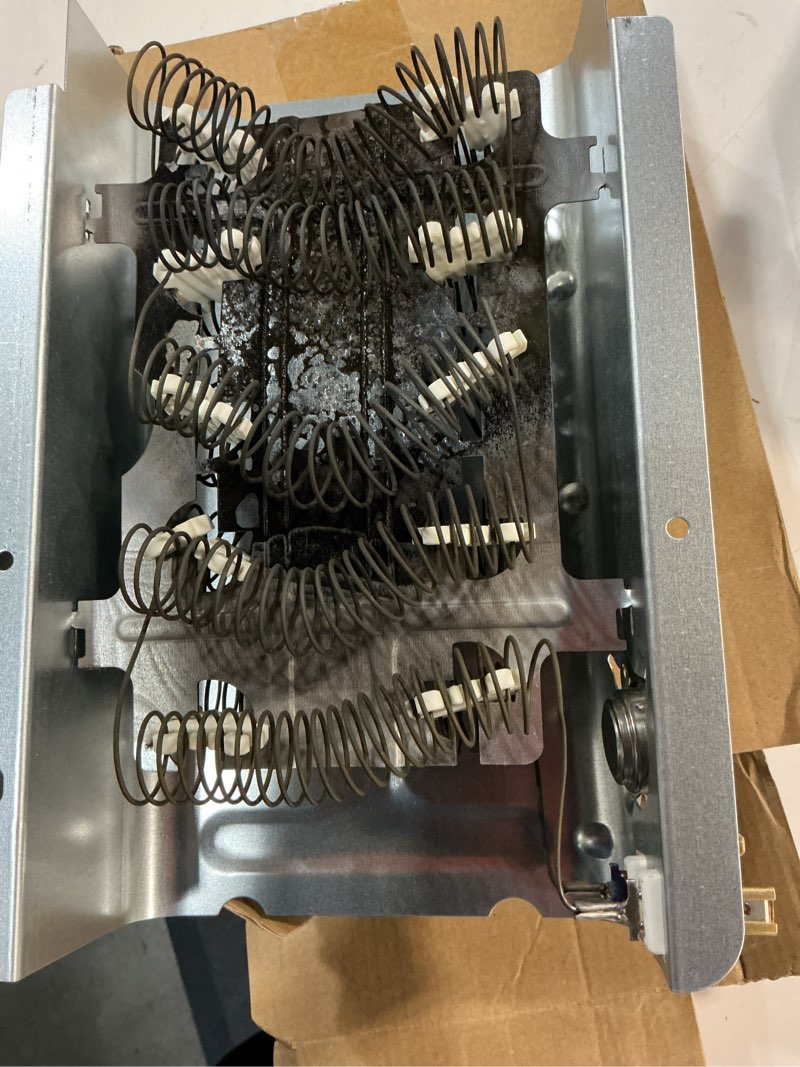 Condition photo showing As Is for ?Upgraded?279838 W10724237 Dryer Heating Element for Whirlpool Wed4815ew1 Maytag Centennial Medc215ew1 Kenmore 70 80 Series Model 110 Amana Ned4655ew1 Roper Admiral,Replaces 2406026 3403585 3398064