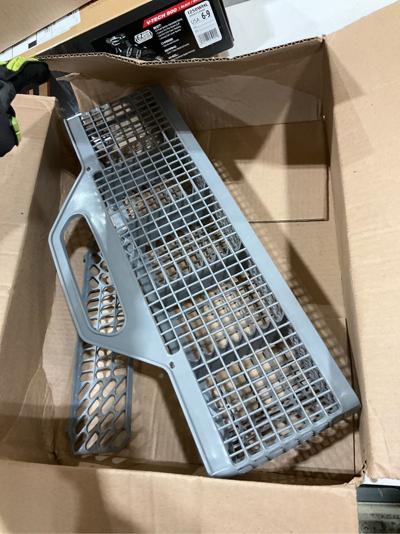 Condition photo showing As Is for universal dishwasher cutlery basket replacement wd28x10128 dishwasher utensil silverware basket, com