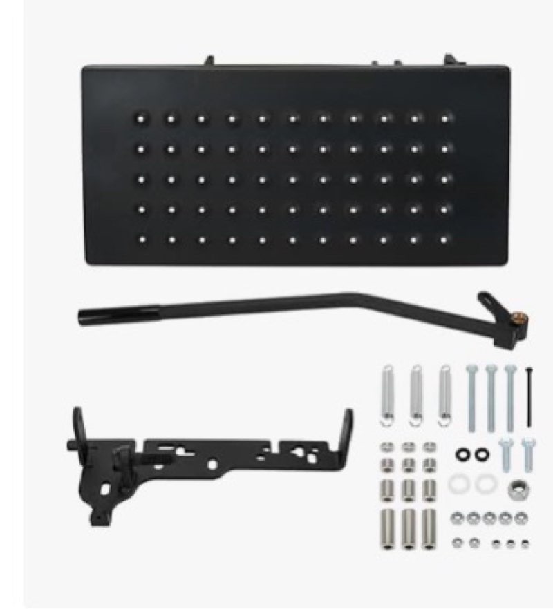 FQRANBO Mower Chute Blocker Discharge Shield Compatible with Ferris Exmark Gravely Hustler, Advanced