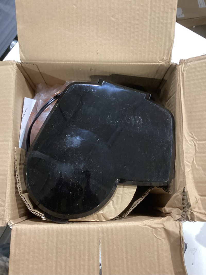 Condition photo showing As Is for BLACK+DECKER 12 Cup Thermal Programmable Coffee Maker with Brew Strength and VORTEX Technology, Black/Steel, CM2046S