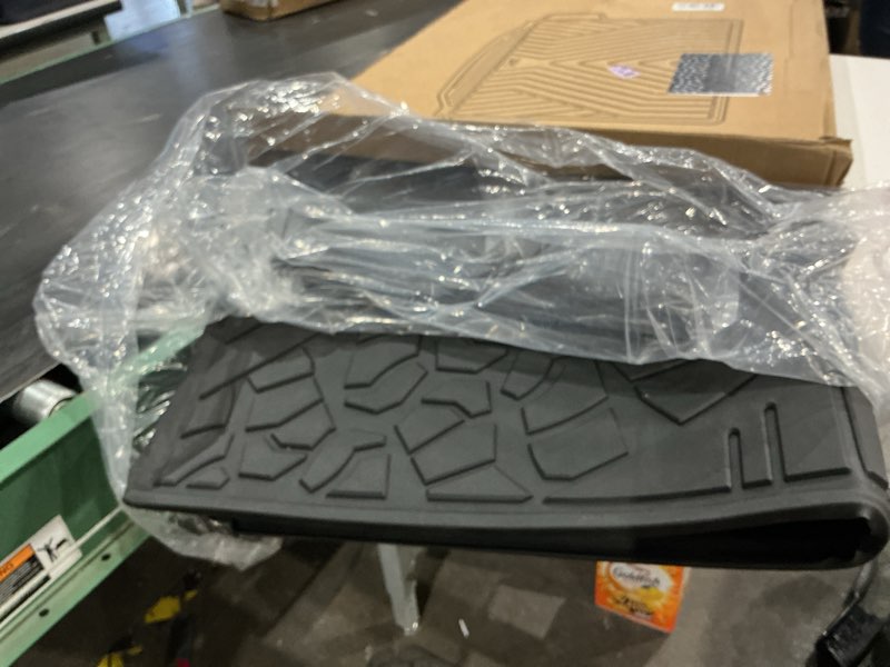 Condition photo showing Good Condition for 3w cargo mat for 2022-2025 2026 jeep grand cherokee accessories, full coverage all weather trunk cargo liner with backrest protectors (include 4xe not for l or wk), black cherokee 2022-2026 cargo liner & backrest