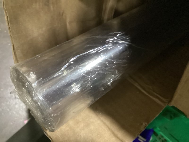 Condition photo showing New/Like New for clear table protector 42 x 86 inch, 1.5mm thick plastic table cover, waterproof pvc clear table cover protector, desk protector mat, writing desk pad for desktop, coffee & dining room table 42 x 86 inches crystal clear