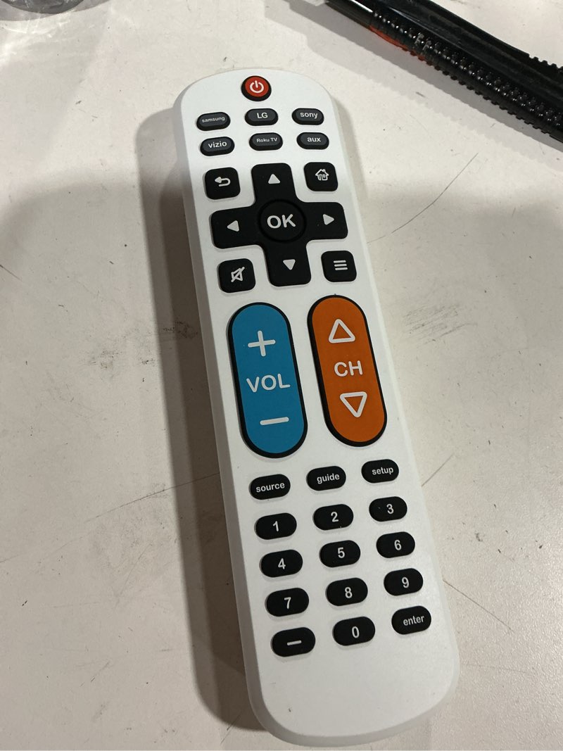Condition photo showing Good Condition for ge programmable universal big button remote control