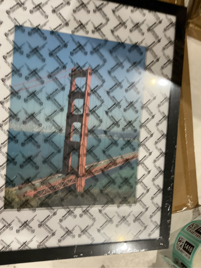Condition photo showing New/Like New for pealsn 16x20 picture frame set of 2, display pictures 11 x 14 with mat or 16 x 20 without mat for wall mounting display, poster frames, black. black 16 x 20