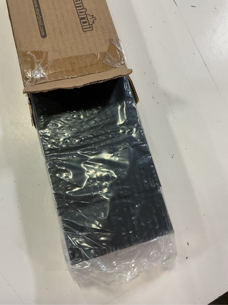 Condition photo showing Good Condition for stanbroil smoke guard for 28.5 to 48-inch by 4-inch fireplaces, black powder-coated finish 4 inch