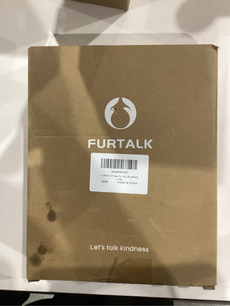 Condition photo showing New/Like New for FURTALK 4 Pack Toddler Kids Beanie Boys Girls Baby Winter Hat Warm Knit Stretchy Breathable Hat Light Khaki+camel+gray+black 6-36 Months