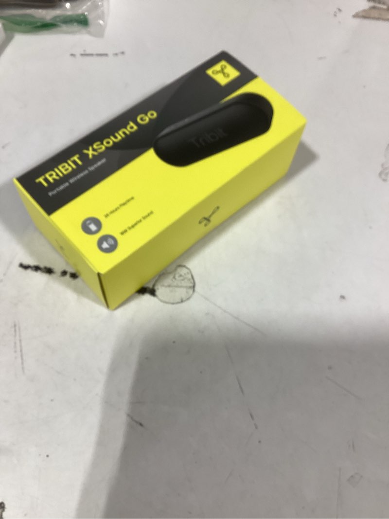 Condition photo showing New/Like New for Tribit XSound Go Bluetooth Speaker, 16W Portable Wireless Speaker with Loud Sound, 24H Playtime, IPX7 Waterproof, Custom EQ, XBass, BT5.3, TWS Pairing, Type-C, Outdoor/Home/Travel/Beach/Shower (Black)