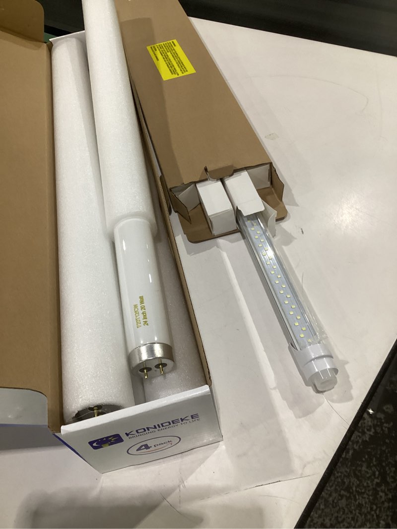 Condition photo showing Good Condition for f20t12/d 20 watt light bulb daylight, 24 inch t12 fluorescent tube 20w compatible with philips sylvania ge light fixture 1400lm g13 cap 4 count