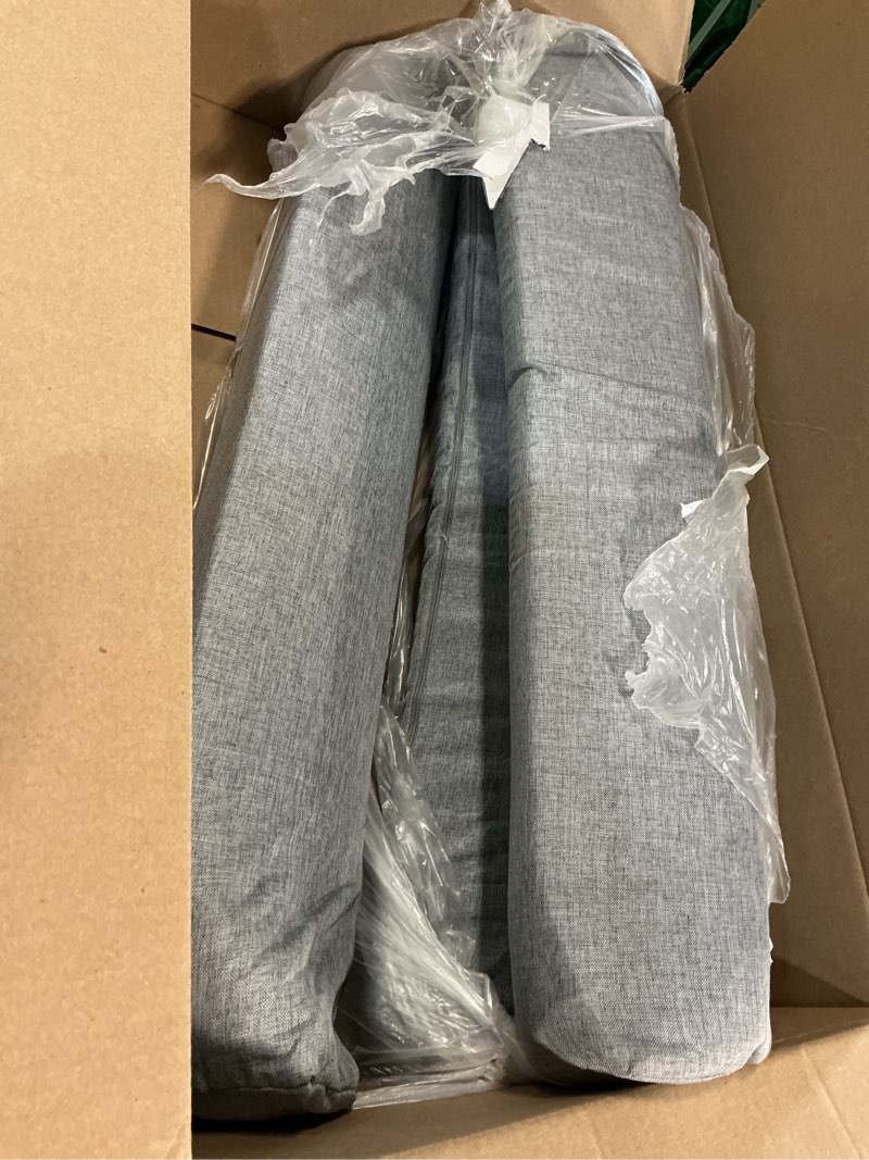 Condition photo showing Good Condition for mabozoo triangular toy blocker for under furniture, under couch blocker, under sofa toy blockers for pets, bed blockers for under bed, stop things from sofa, bed, other furniture(3 pack) grey 3p-28*5*4