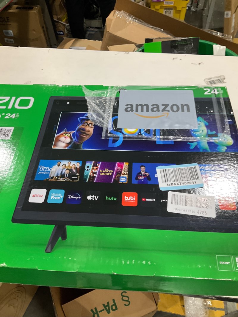 Condition photo showing As Is for VIZIO 24-inch D-Series Full HD 1080p Smart TV with Apple AirPlay and Chromecast Built-in, Alexa Compatibility, D24f-J09, 2022 Model 24 inch