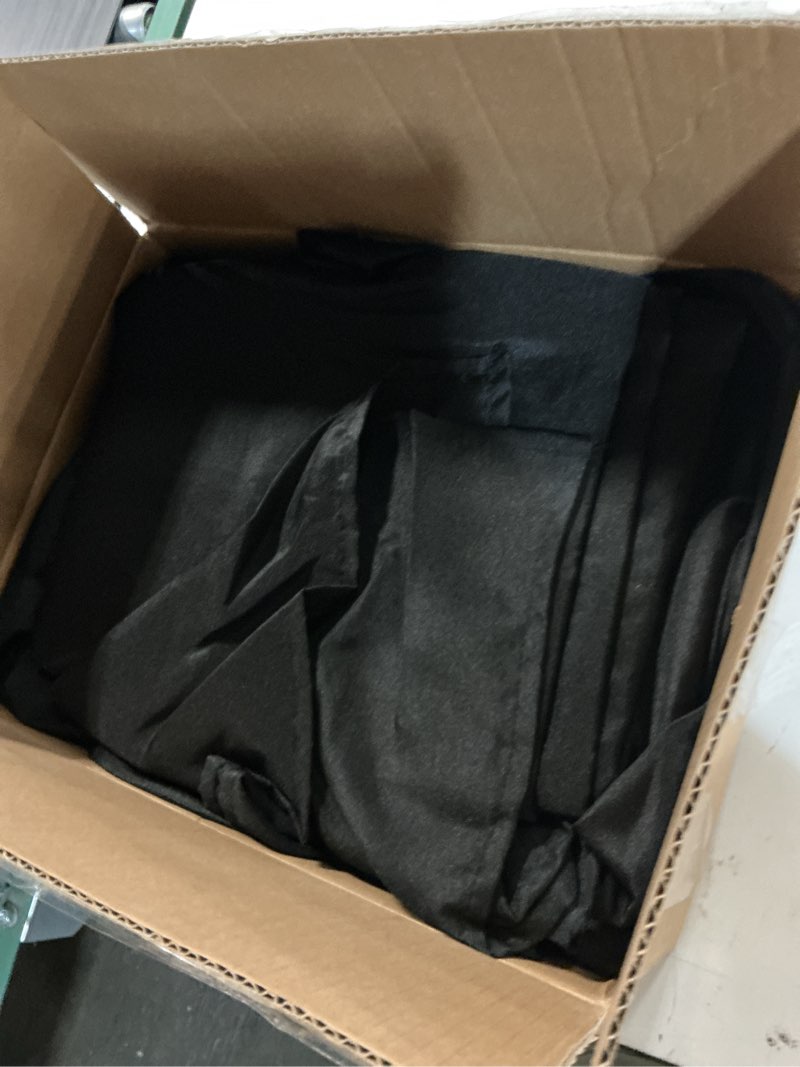 Condition photo showing Good Condition for nasitos 6 pack black tablecloth for 8ft trade show table covers-open back folding tablecloths washable fabric and wrinkle resistant table covers for craft show, display table, parties, birthday black 8ft|6 pack