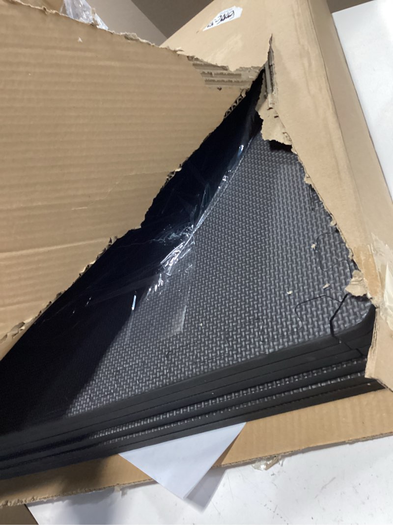 Condition photo showing Good Condition for CAP Barbell Exercise Puzzle Mats Packs Tiles 24\"x24\" | Multiple Options T - Black 1/2\" Thick - 6 Tiles (24 SQ FT)