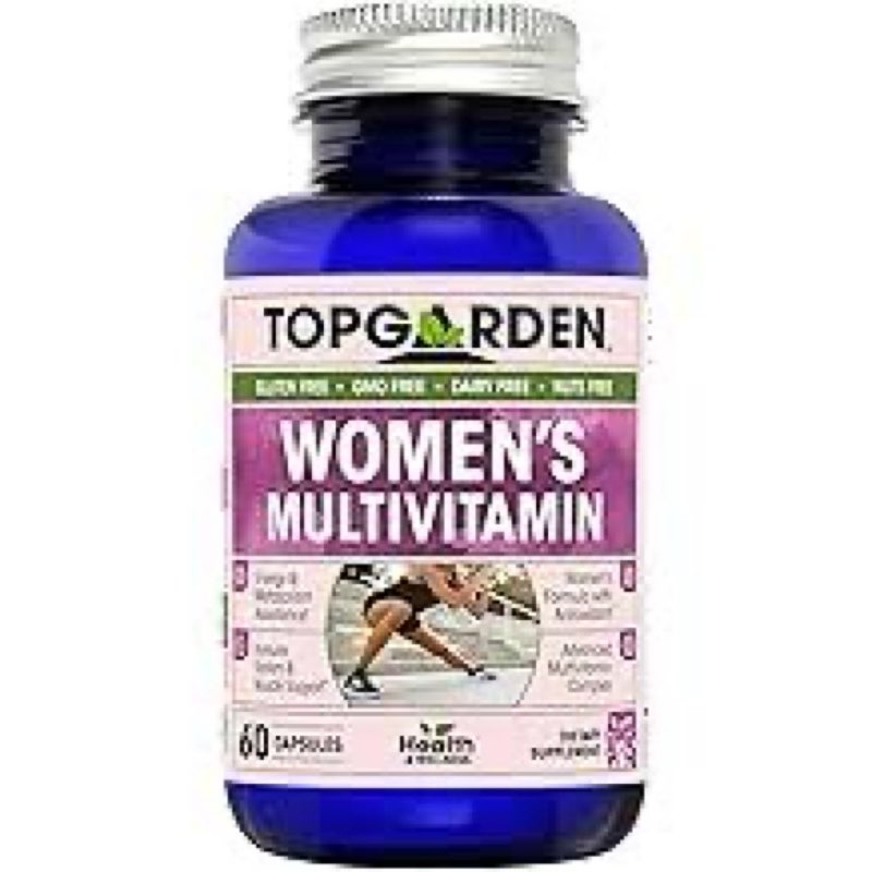 (Exp: 05/2027) TOPGARDEN Women's Multivitamin - Essential Multivitamins & Multiminerals Supplement A, C, D, E & B12