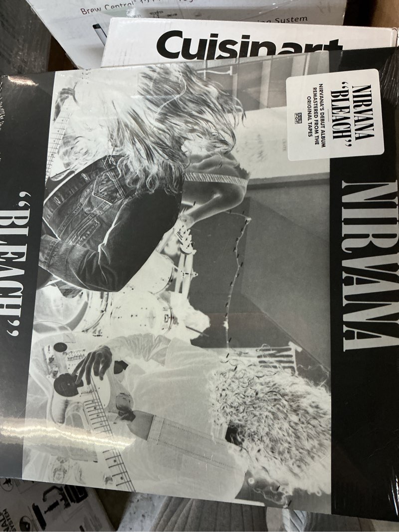 Condition photo showing New/Like New for nirvana (us grunge group) bleach lp vinyl usa sub pop 2009 13 track reissue with