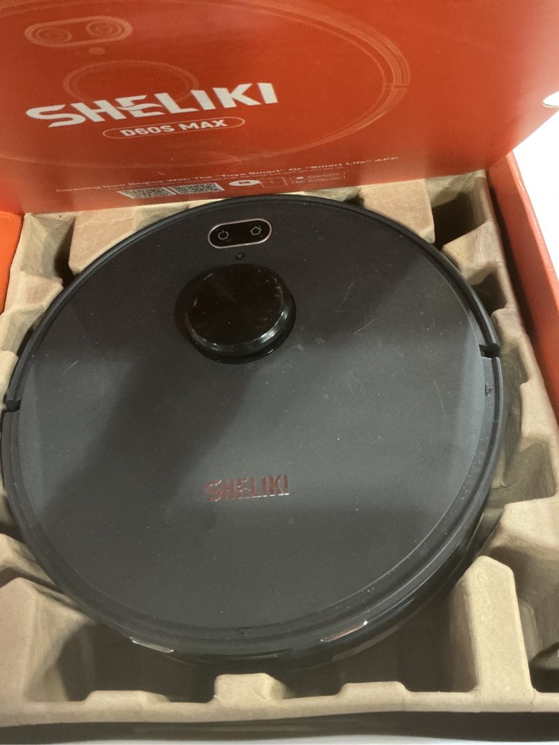 Condition photo showing As Is for Robot Vacuum and Mop, 3-in-1 Robotic Vacuum Cleaner with 70-Day Self-Emptying Base, 360° LiDAR Navigation, Smart Mapping & Auto-Return, 6000Pa Strong Suction for Pet Hair, Carpets & Hard Floors