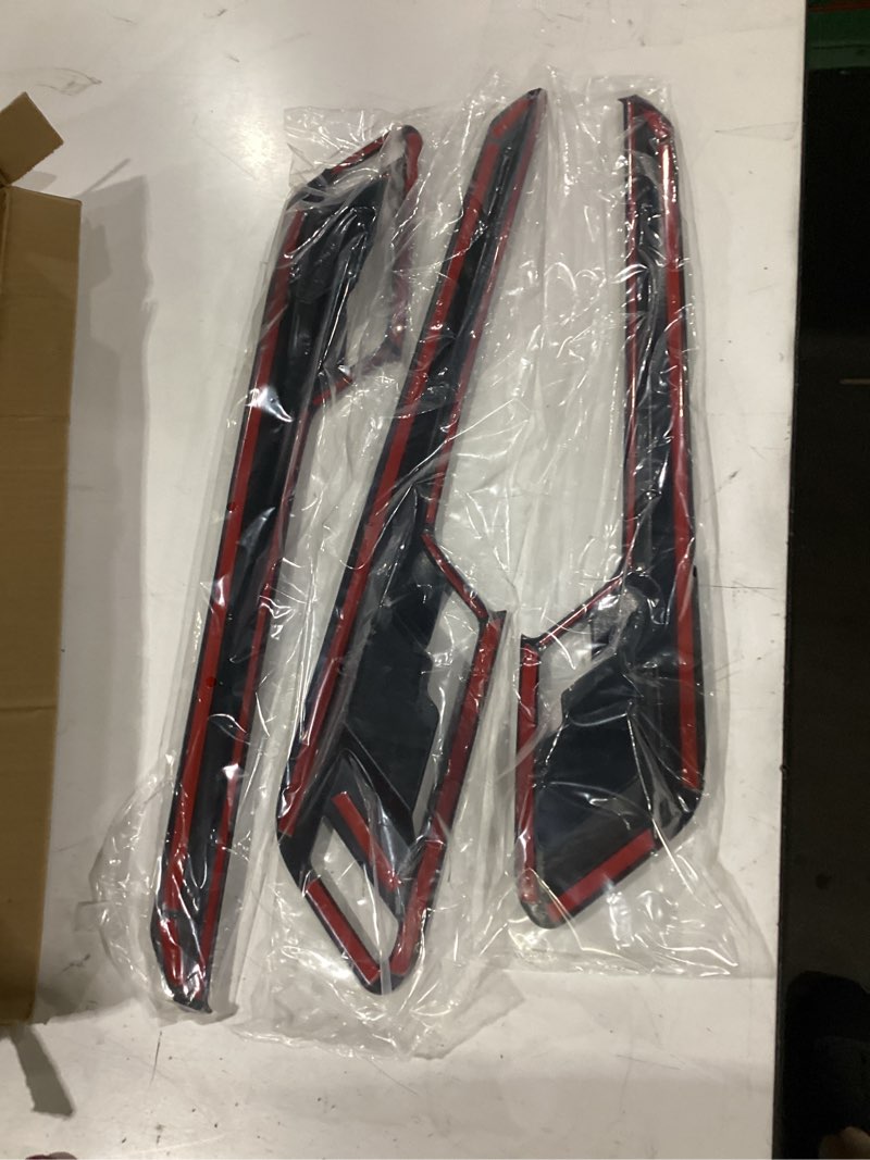 Condition photo showing New/Like New for carbon fiber style inner 4 door handle bowl cover trim for 2022-2026 chevy silverado 1500/gmc sierra 1500 for 2024-2026 sierra/silverado 2500 3500 hd