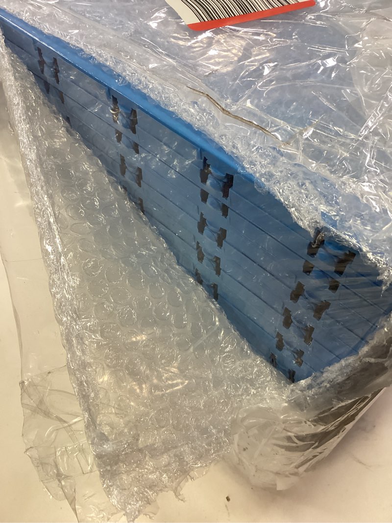 Condition photo showing New/Like New for Fabbay Dryland Synthetic Ice Tiles for Hockey Floor Mat 12 x 12 Squares Hockey Training Equipment Board for Shooting Outdoor Blue 30