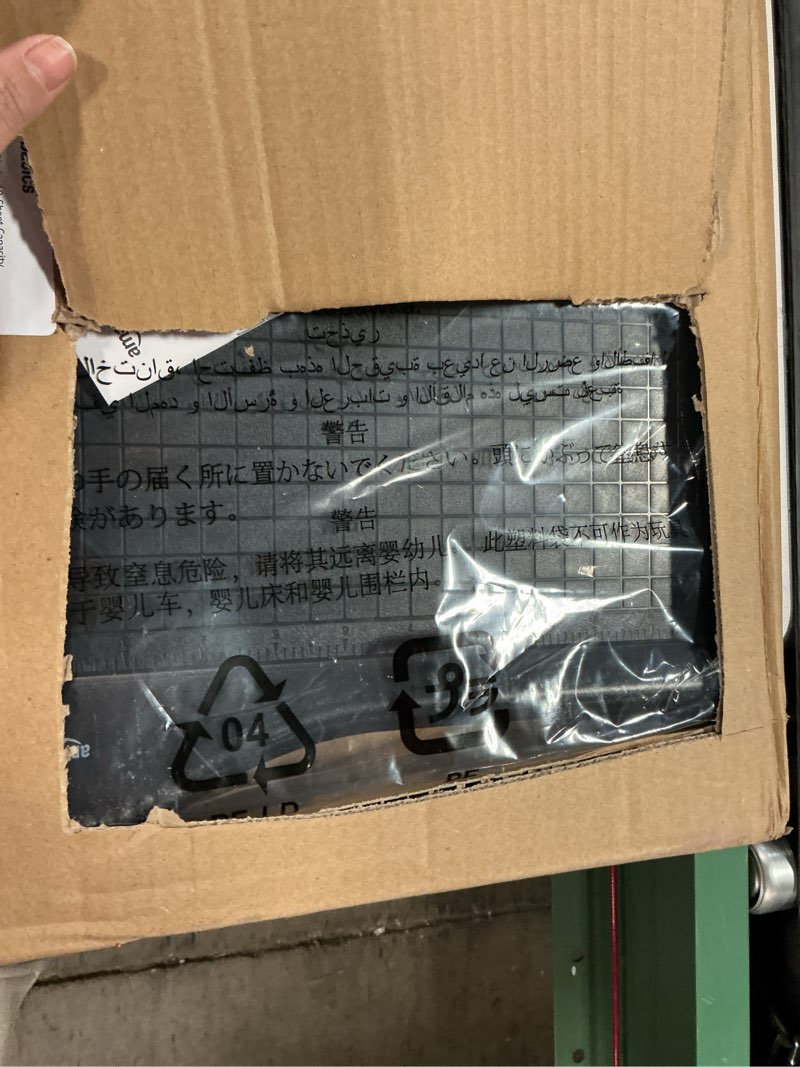 Condition photo showing As Is for Amazon Basics Paper Trimmer Cutter for Office and Crafts, Heavy-Duty, Portable Paper Slicer, 15-Inch, 10-Sheet Cardstock 15"