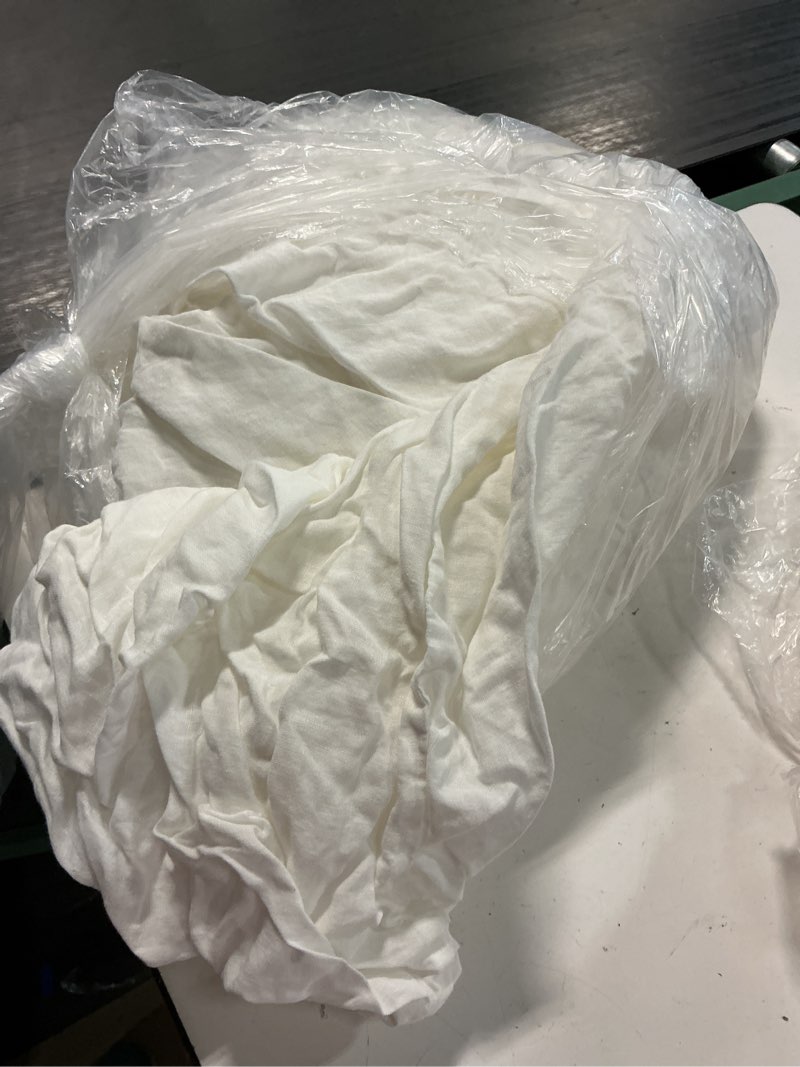 Condition photo showing Good Condition for european linen duvet cover, king/cal king, white
