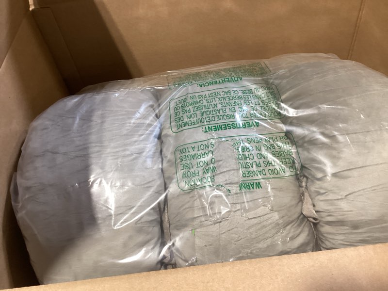 Condition photo showing Good Condition for balapet floor lounger pillow,foldable light thick tufted floor pillow cushion with elasticized webbing for easy storage.floor lounger for meditation,playing,yoga,reading,sleeping(light gray)