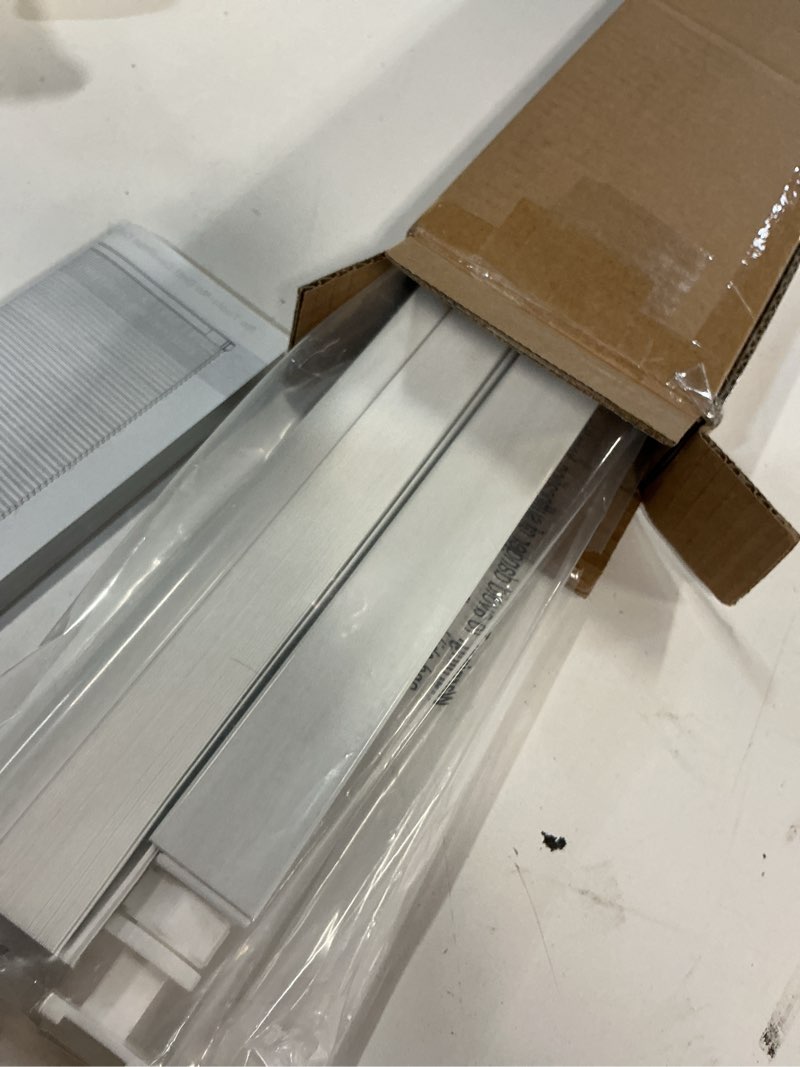 Condition photo showing Good Condition for lazblinds cordless cellular shades, no tools no drill light filtering honeycomb shades pleated blinds for windows, 29'' w x 36'' h, white
