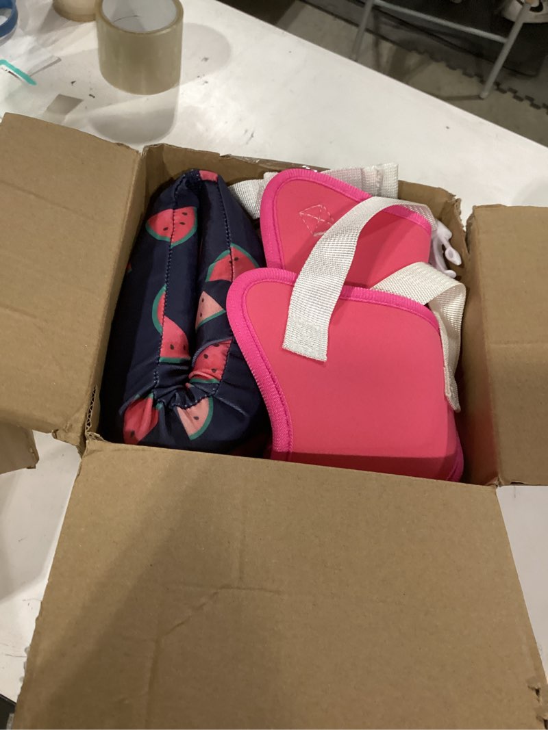 Condition photo showing Good Condition for vvinca toddler swim vest for kids 13-30lbs/ 30-66lbs boys girls puddle kid jumper toddlers pool floaties jacket with adjustable crotch strap sleeves shoulder for 1-3-10 yrs baby infant learn to swim 01-watermelon s?13-30lbs?