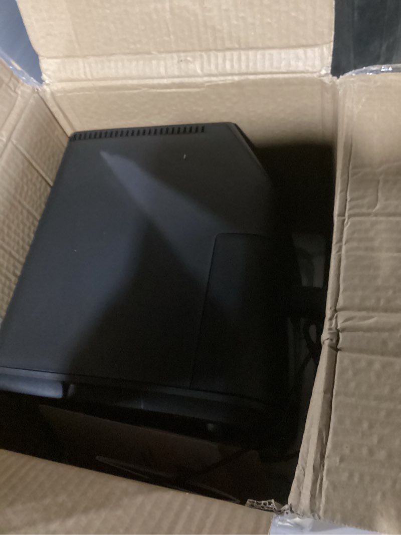 beelicious 5.8qt large air fryer, 12-in-1 digital airfryer with view window, 40+ recipes, flavor-lock tech, shake reminder, compact, quiet, dishwasher safe, nonstick. black