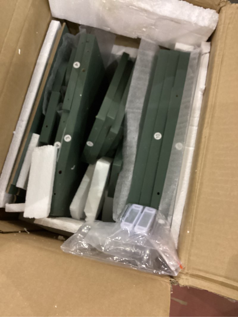 teenfon 43" h storage cabinet with 4 doors, kitchen cabinet with 6 door shelves, kitchen pantry cabi