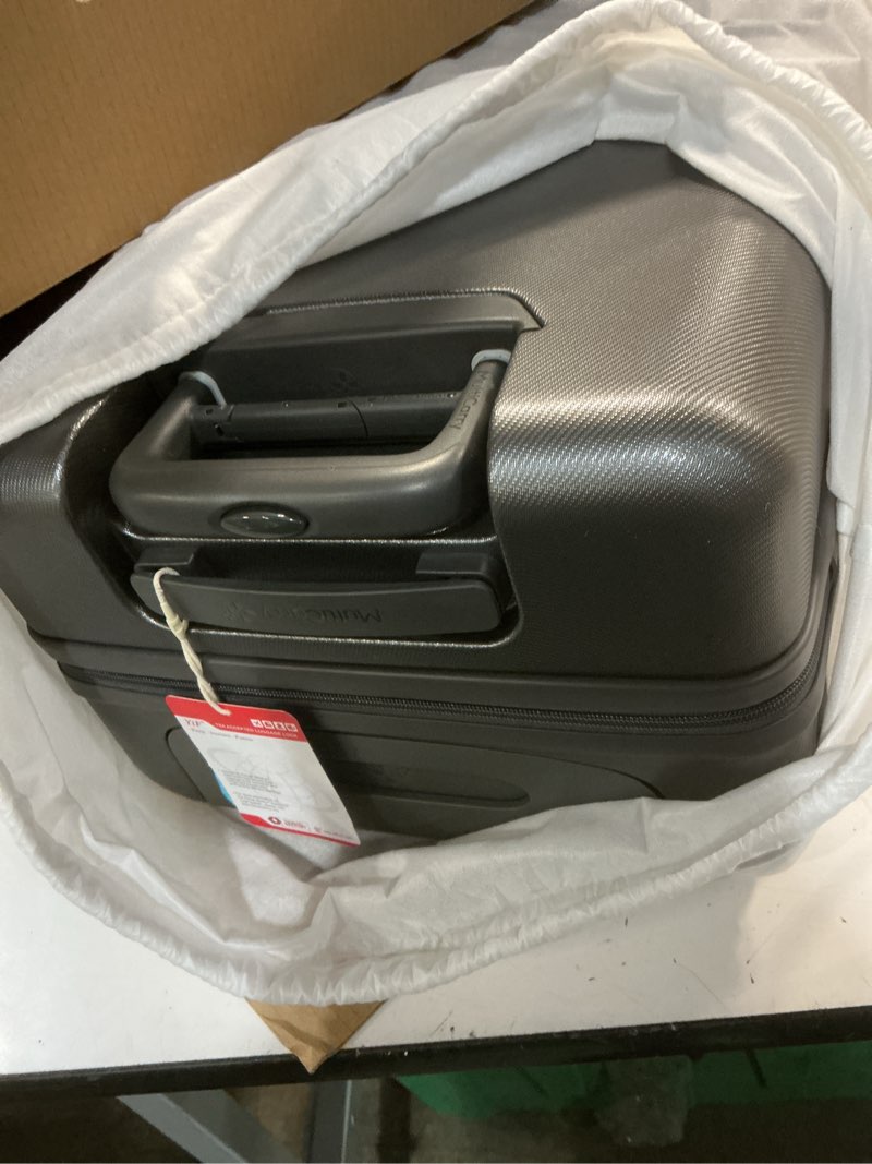 Condition photo showing Good Condition for 20 inch carry on luggage, 22x14x9 airline approved, lightweight hard shell suitcase with spinner wheels, small rolling travel luggage for men women with tsa lock, grey grey 20 inch