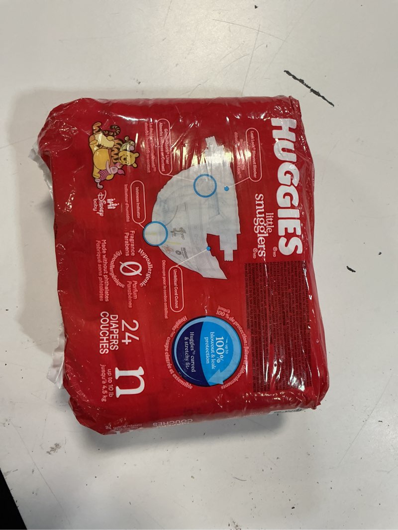 Condition photo showing New/Like New for baby diaper huggies pull on newborn disposable heavy absorbency -