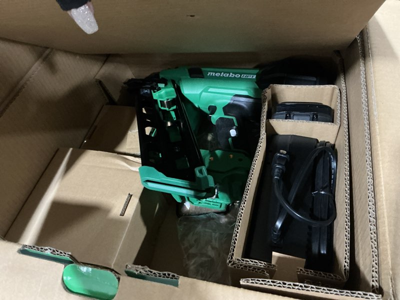 Condition photo showing Good Condition for metabo hpt multi-volt 3-1/2-in 30 -degree cordless clip head/roundhead framing nailer (battery included and charger included)