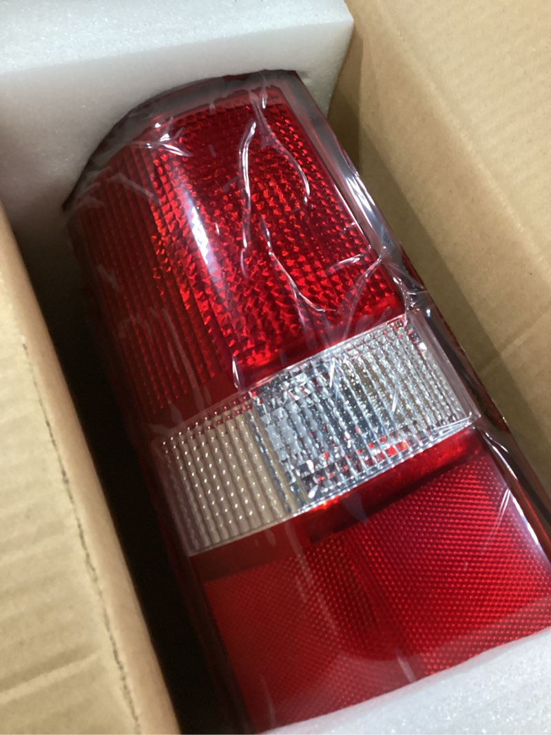 Condition photo showing New/Like New for Tail Light Assembly Pair Compatible with 2003-2014 Chevy Express 1500 & GMC Savana 1500, 2003-2023 Chevy Express 2500/3500 & GMC Savana 2500/3500, Halogen Rear Brake Lamps(Driver and Passenger Side) Left&Right
