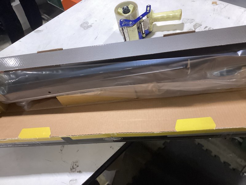 Condition photo showing As Is for brinks commercial - commercial door exit device, matte black finish - meets ansi grade 1 standards, is ul 305 compliant, and is ada compliant