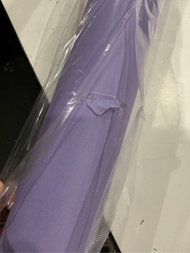 Condition photo showing As Is for huamei seamless photography background paper, purple photo backdrop paper 53 inches wide x 16 feet, (4.4x16 feet) (thistle) 4.4 ft x 16 ft thistle