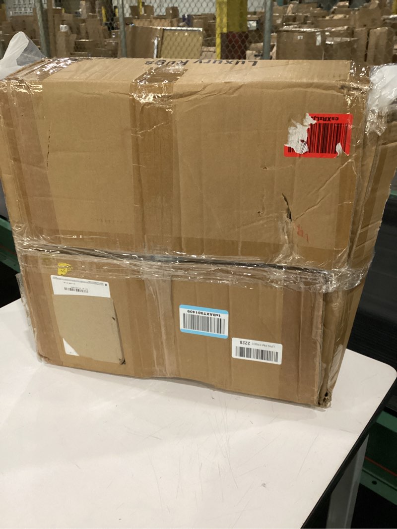 Condition photo showing Good Condition for Nakagishi 9x12 Area Rug Living Room: Washable Boho Large Neutral Modern Soft Farmhouse Rugs Stain Resistant Indoor Floor Non-Slip Carpet for Bedroom Nursery Kids Playroom Office Dining Room- Grey Color Gray 9' x 12' (Rectangular)