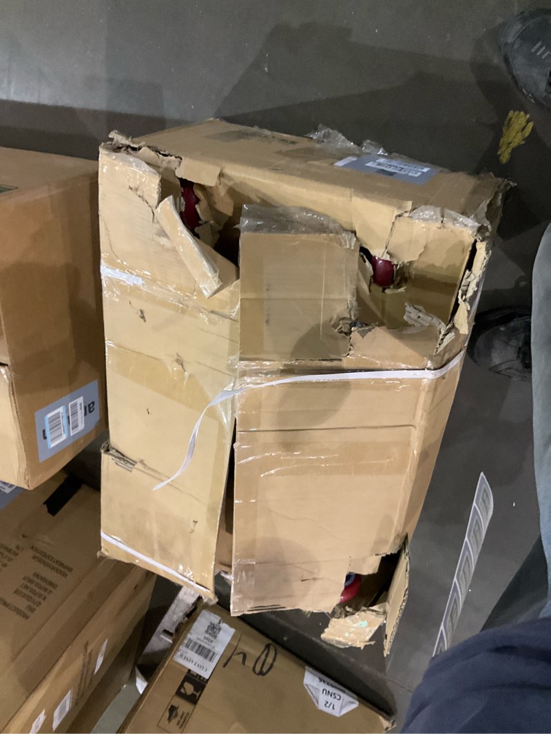 Condition photo showing As Is for Hydraulic Lift Table Cart, 500lbs Capacity 28.5" Lifting Height Hydraulic Table Cart, Single Scissor Lift with Non-Slip Pad for Material Handling and Transportation, Black Black 500lbs | 28.5" lift height