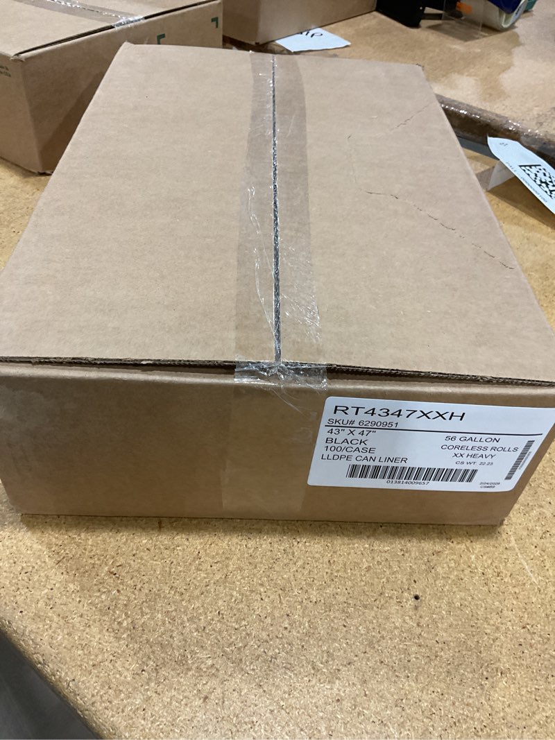 Condition photo showing New/Like New for trash bag blk 56g 100ct