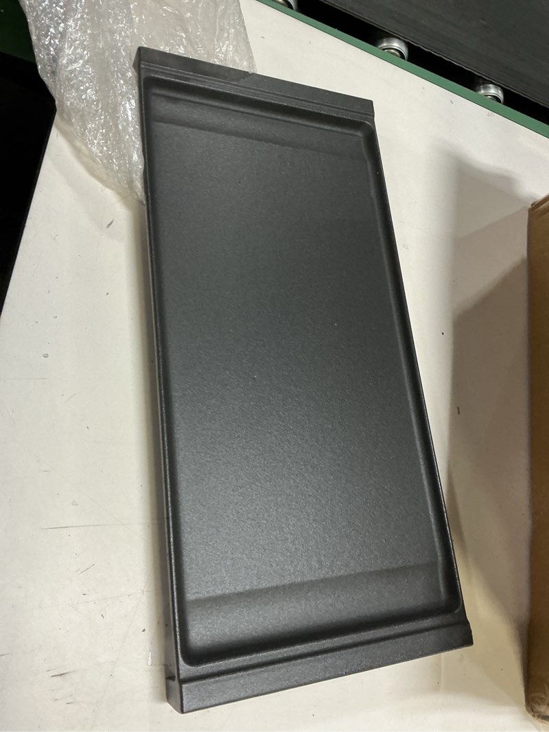 Condition photo showing Good Condition for WB31X24738 Griddle Replacement Parts Compatible With GE Stove Top Pan WB31X24998, Cast Iron Center Griddle Plate General Electric Gas Range Cook top Grid JGB700SEJ4SS JGSS66SEL3SS Flat Top Pan