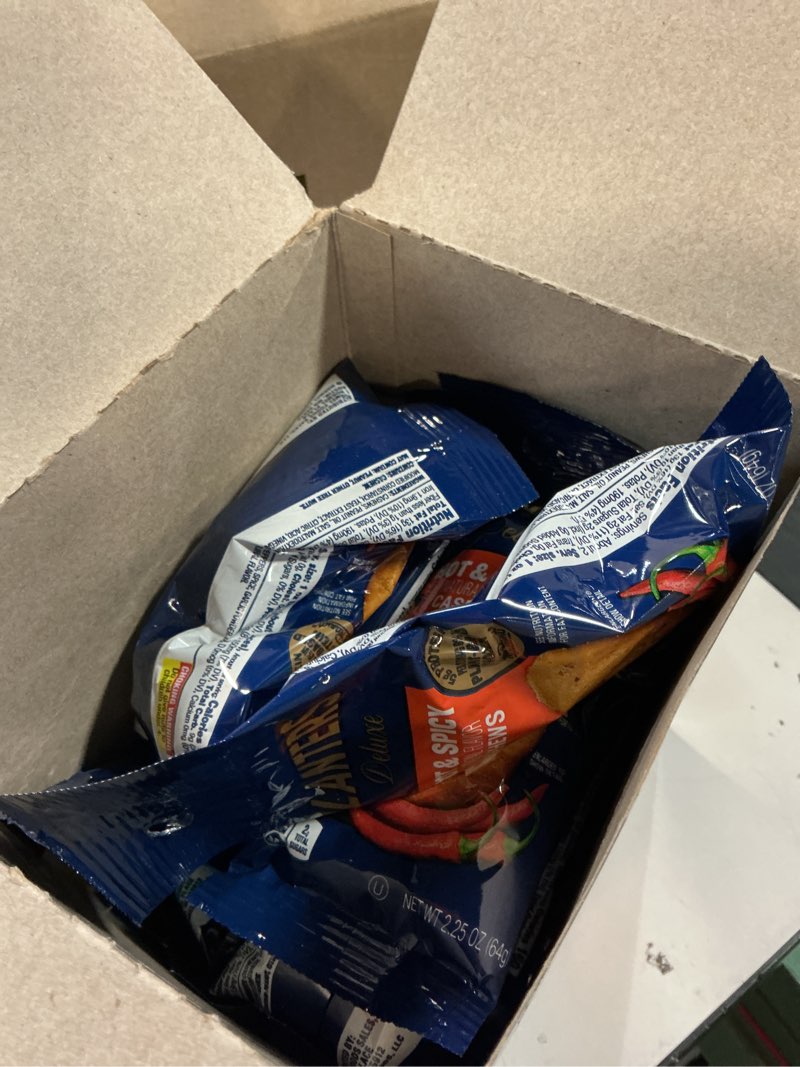 Condition photo showing Good Condition for (03 / 24 / 26 ) PLANTERS Spicy Cajun Cashews, 2.25 oz bags (Pack of 10)