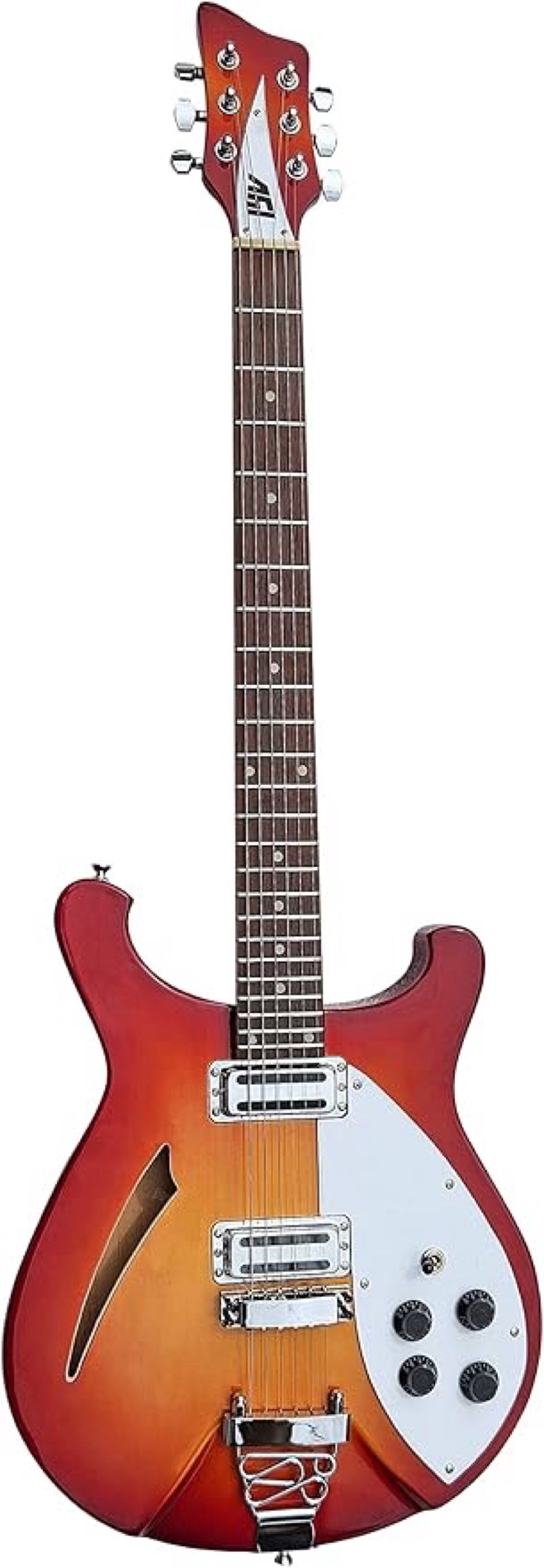 iyv-irk-300 semi hollow electric guitar 3t sunburst (iyv)