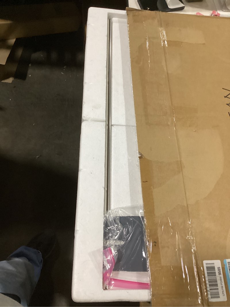 Condition photo showing Good Condition for 42 x 30 Inch Stainless Steel Backsplash with Shelf & Knife Rack - Stove Backsplash for Oven & Range | Stainless Backsplash with Pre-Drilled Holes - Easy Install 42 x 30"