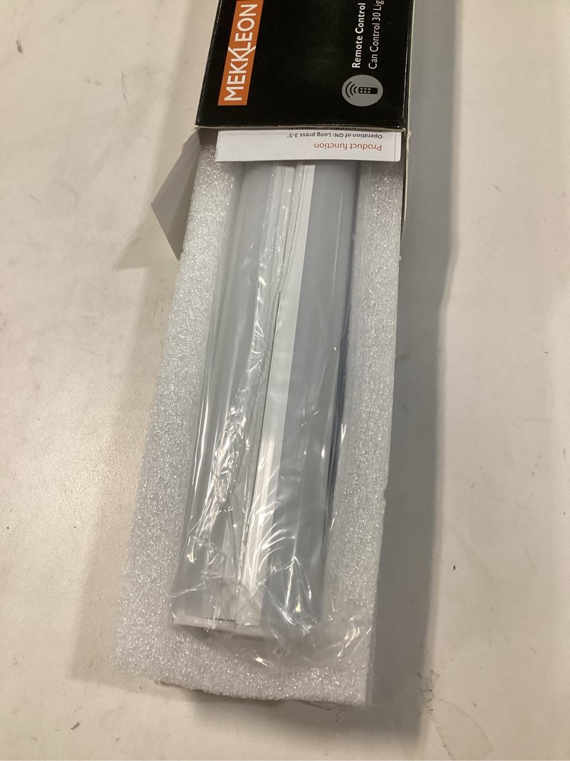 Condition photo showing Good Condition for Under Cabinet Lights Remote Control,2 Pack Magnetic Dimmable Closet Lights,USB Rechargeable Wireless LED Shop Light,Ceiling Under Counter Lights for Kitchen, White, 60CM White 60CM